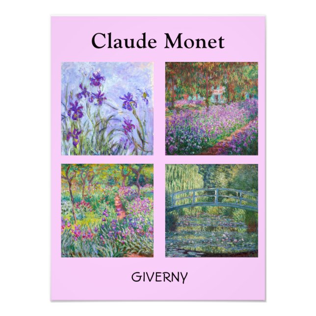Foto Claude Monet - Seleção de obras-primas Giverny (Frente)