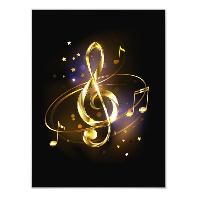 Foto Clave de Sol Musical de Ouro (Frente)