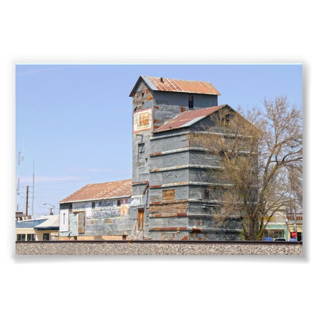 Foto Clayton, Novo México, Grain Mill e Elevador (Frente)