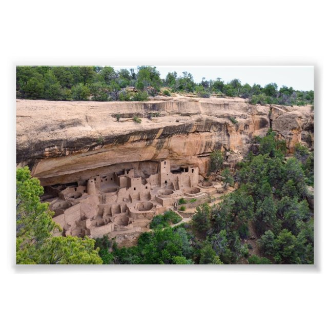 Foto Cliff Palace Panorama, Mesa Verde, Colorado (Frente)