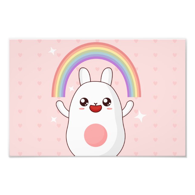 Foto Clipe arco-íris Kawaii (Frente)