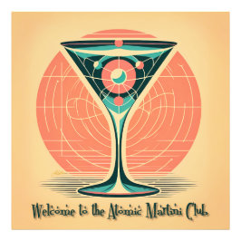 Foto Clube de Coquetel Martini Atômico de Entrelaçament