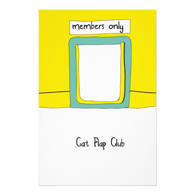 Foto Clube de Trapeira de Gato Cartoon (Frente)