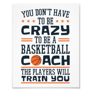 Foto Coach Funny Crazy Cote de Basquete