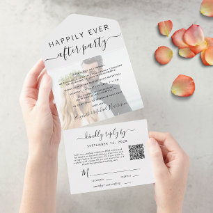 Foto Código QR Casamento Recepção Felizes para Sem