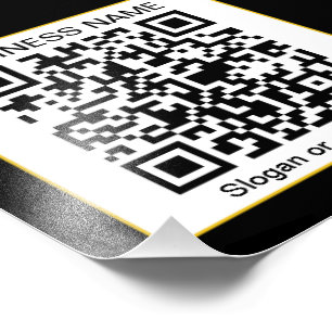 Foto Código QR editável e escaneável + Nome da sua Empr