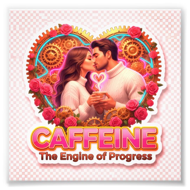 Foto Coffee Lover Daily Ritual Sticker (Frente)