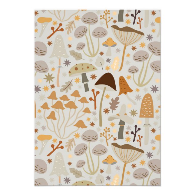 Foto Cogumelos Meio século caçadores de cogumelos (Frente)