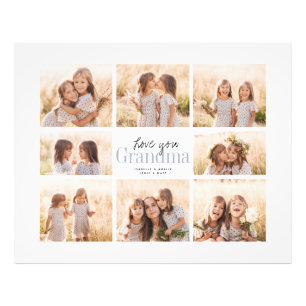 Foto Colagem personalizada de amor para avó e netos