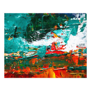 Foto Colisão Tropical Abstrata
