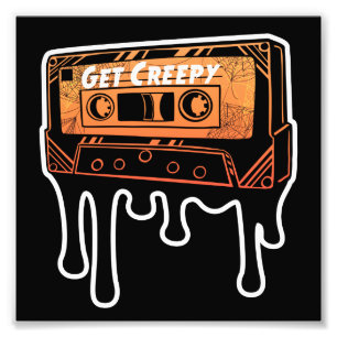 Foto Coloque música de Halloween com fita adesiva