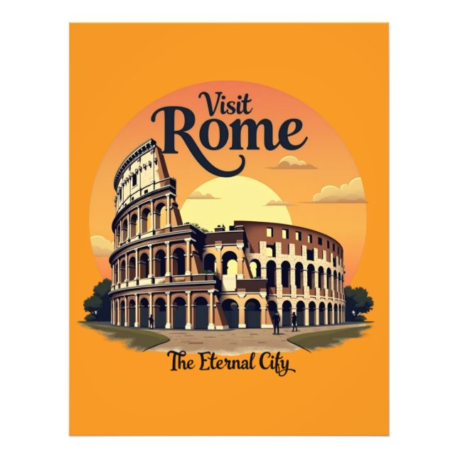 Foto Colosseum Roma Vintage Design (Frente)