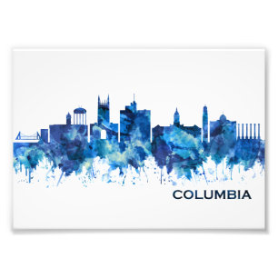 Foto Columbia Missouri Skyline Blue