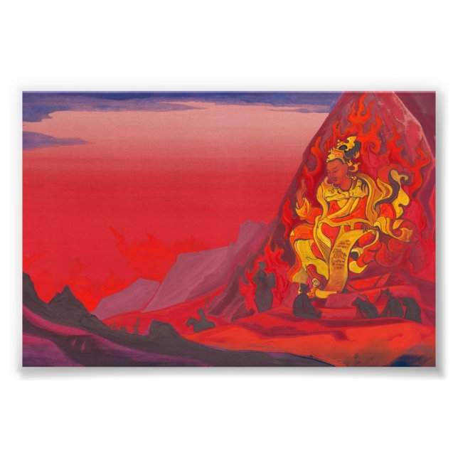 Foto Comando de Rigden Djapo por Nicholas Roerich (Frente)