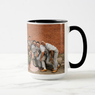 foto combinado do casamento da caneca de café 15o