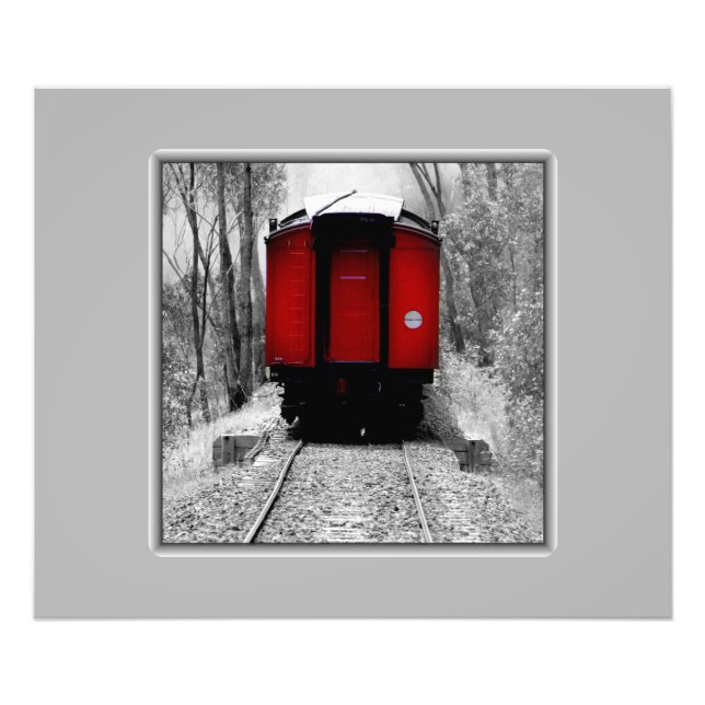 Foto Comboio ferroviário Black and Red Heritage (Frente)