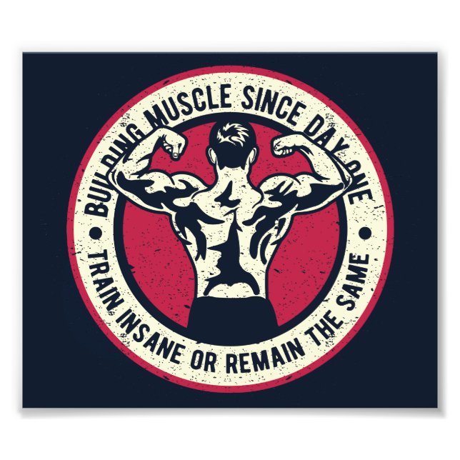 Foto Comboio Muscular De Construção Insano ou Permanece (Frente)