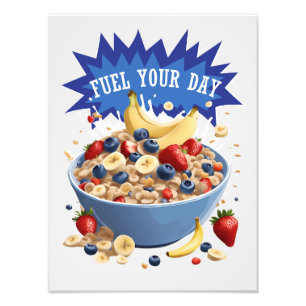 Foto Combustível para o seu cereal do dia
