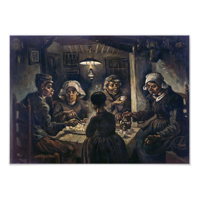 Foto Comedores de Batata | Van Gogh | (Frente)