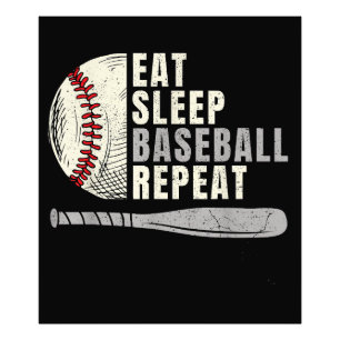 Foto Comer Dormir Beisebol Repetir Divertido Jogador de