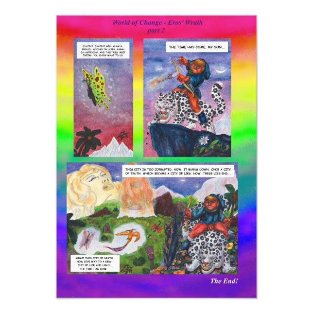 Foto Comic Short Story Fantasy World Change Art Love (Frente)