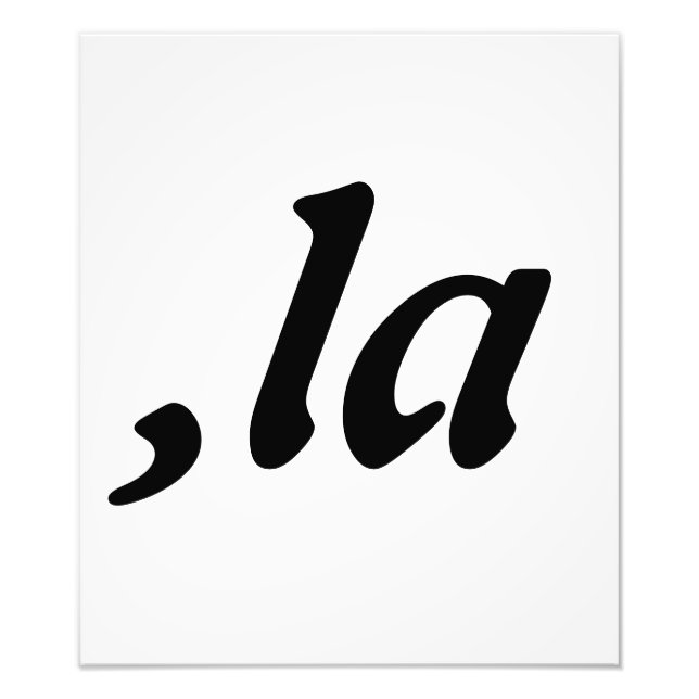 Foto Comma La Kamala Harris - design de texto personali (Frente)
