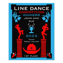 Foto Competição de dança de linha americana