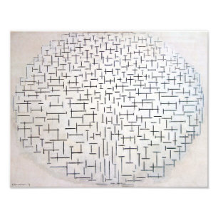 Foto Composição n.o 10, Cais e Oceano   Mondriaan