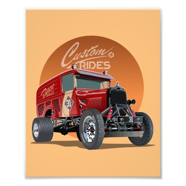 Foto Conceito personalizado de carro de retrocorrida (Frente)