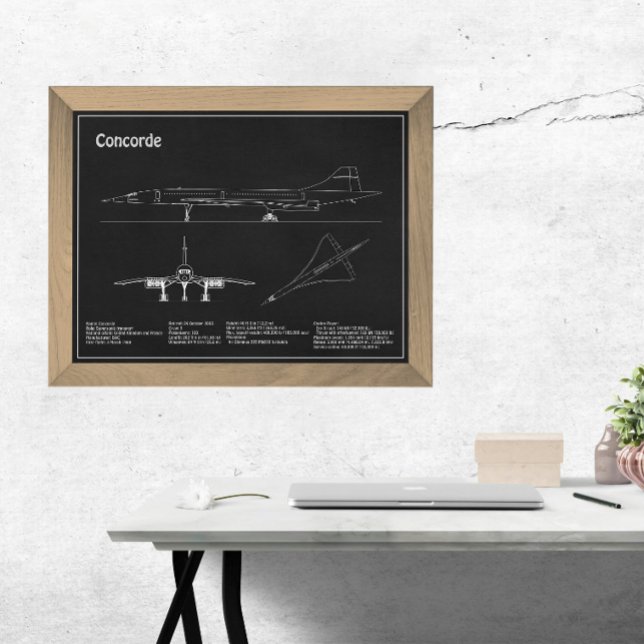 Foto Concorde - Planos de desenho do avião PD (Criador carregado)