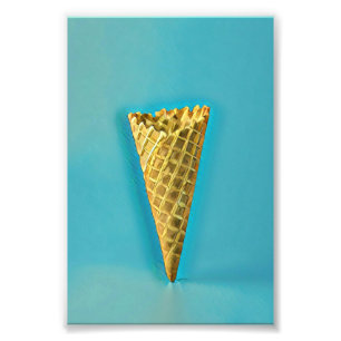 Foto Cone de waffle para amantes de sorvetes