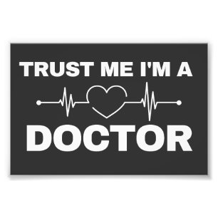 Foto Confie em mim sou um médico engraçado médico