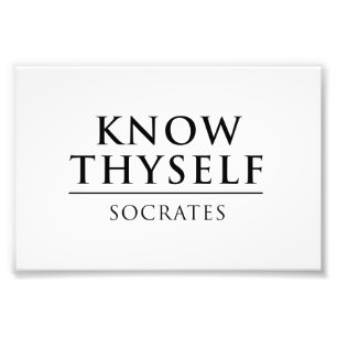 Foto Conheça Thyself - Socrates