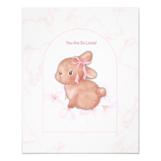 Foto Conjunto de Arte para Parede de Berçário Blush Ani (Frente)