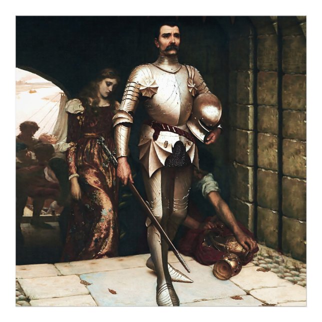 Foto "Conquista" Pintura medieval de Edmund Blair Leigh (Frente)