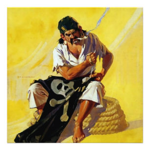 Foto “Consertando a Bandeira Pirata” por FX Leyedecker