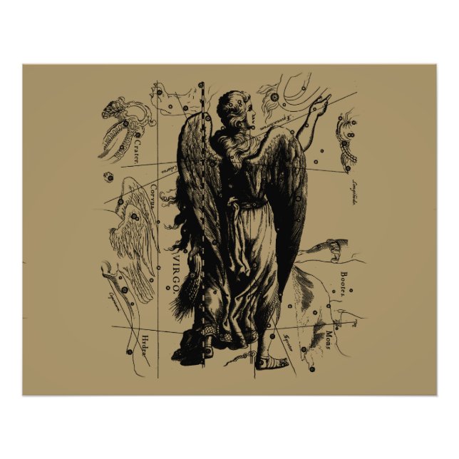 Foto Constelação de Virgem Hevelius 1690 Ago 23 De Sete (Frente)