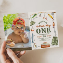 Foto: Convite de Aniversário de Pesca