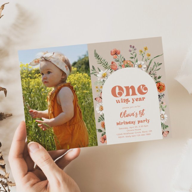 Foto: Convite de Aniversário de Um Ano Selvagem (Criador carregado)