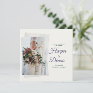 Foto: Convite De Casamento Floral Botânico