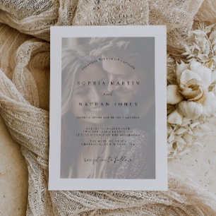 Foto: Convite De Casamento Minimalista Russo