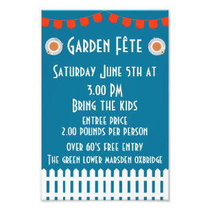 Foto Convite de Fete de Jardim