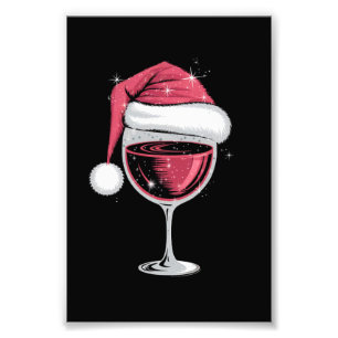 Foto Copo de Vinho Tinto Natal Piada Natal Xmas 
