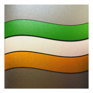 Foto Cor-Cromo da bandeira de Ireland
