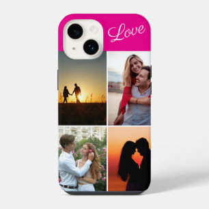 Foto Cor-de-Rosa Personalizada Casal Apaixonado co