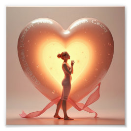 Foto Coração brilhante