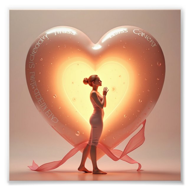 Foto Coração brilhante (Frente)