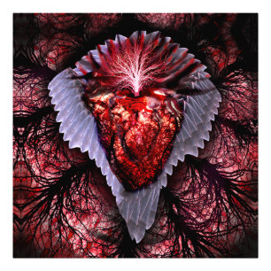 Foto Coração em chamas