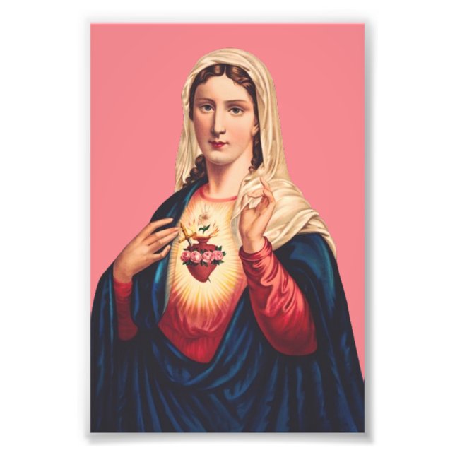 Foto Coração Imaculado da Virgem Maria (Frente)