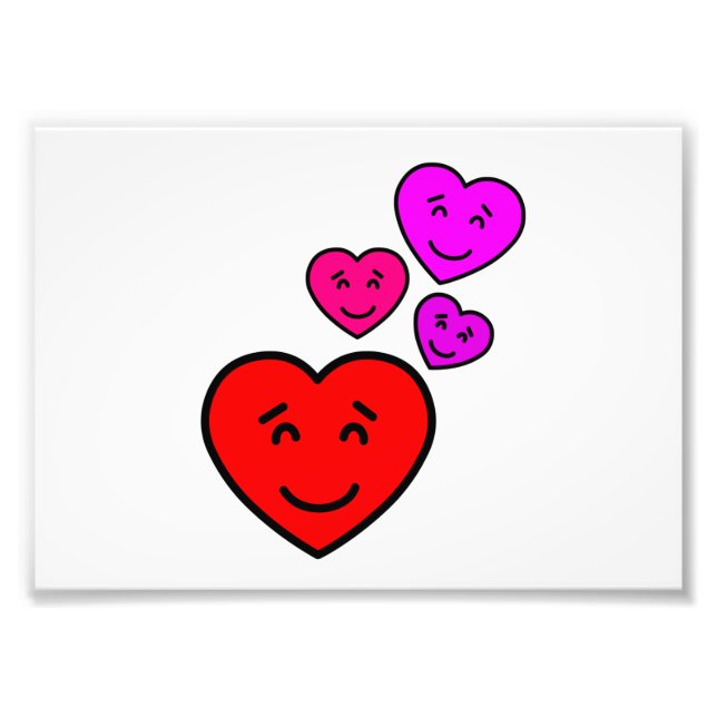 Foto Corações de amor (Frente)